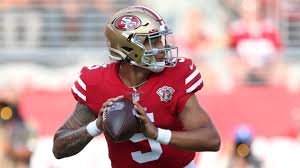 The san francisco 49ers have made it clear that jimmy garoppolo will remain the team's starting quarterback for the present despite taking trey lance with the no. F5nut05srbfjdm
