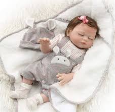 Amazon Com Zero Pam Reborn Baby Dolls Bath 20 Inch Realistic Reborn Newborn Baby Sleeping Girl Dolls Full Body Silicone Vinyl Toys With Pacifier Toys Games