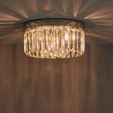 Bathroom ceiling lights led light sora suitable for ip44 integrated leds 3000 kelvin 880 lumen aluminium body living rooms hallways. Lemont Chrome Effect 3 Lamp Flush Light B Q For All Your Home And Garden Supplies And Advice On All The Late Ceiling Lights Diy Flush Lighting Ceiling Lights
