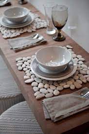 leuke onderleggers voor op tafel tafeldekken feesttafel tafel decor