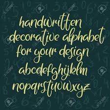 This article explains how to install fonts in windows, word for macos, microsoft word online, word for android, and word for ios. Decorative Handwritten Font Modern Calligraphy Abc Hand Drawn Alphabet For Your Designs Logo Slogan Poster Banner Typeface Badge Greeting Card Wedding Invitation Vector Handwritten Alphabet Royalty Free Cliparts Vectors And Stock Illustration