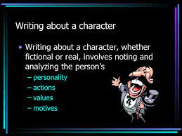 Only you, as the author, can answer these questions. Character Sketches Otherworlds A Science Fiction Fantasy Web Journal