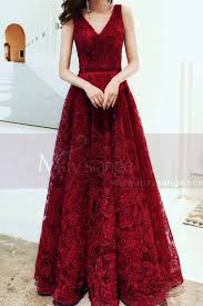 Robe de demoiselle d'honneur longue robe de soirée en dentelle. Robe De Soiree En Dentelle Somptueuses Robes De Soiree En Dentelle