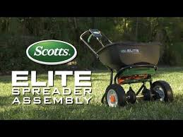 how to assemble your scotts elite spreader youtube