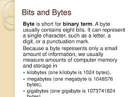The definition would be a multiple of the unit byte (meaning unit of digital information). Week4 Measuring Data