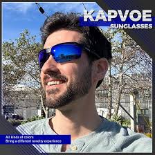 KAPVOE Sports Sunglasses Polarized Cycling Glasses Baseball Running  Mountain Bike Triathlon Golf MTB for Men Women : Amazon.in: Clothing &  Accessories