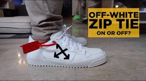 Link opens in a new window operated by external parties and may not conform to the same accessibility policies as fwrd. Should You Remove The Off White Zip Tie Off White 3 0 Polo Sneaker Review Youtube