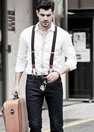 Wie Tragt Man Hosentrager Mit Jeans Fur Manner 30 Male Fashion Styles Mann Stil Tattoo How To Wear Suspenders Mens Fashion Casual Suspenders Fashion