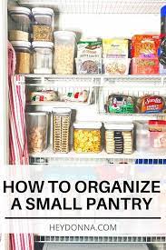 How To Organize A Small Pantry In 2021 Small Pantry Airtight Food Storage Containers Pantry Organization