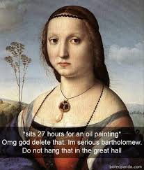 Hilarious Modern Interpretations Of Centuries Old Paintings 22 Pics Funny Art History Art History Memes Classical Art Memes