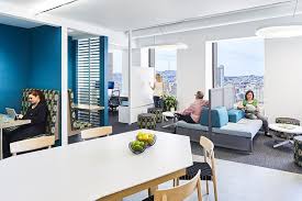 Break Areas Offer A Choice Of Settings From Collaborative To Private Interior Design Furniture Floor Design Interior Design