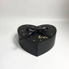 Choose your own size & color, and add personalization to make your boxes one of a fleur box designs, handcrafts and ships worldwide an impressive range of flower and gift boxes. Heart Shape Flower Gift Box Black W6876 Unik Packaging