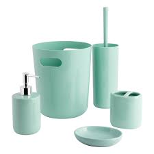 Looking for ideal target bathroom accessories set manufacturer & supplier ? Mainstays 5 Piece Basic Bath Accessory Set Aqua Walmart Com Walmart Com