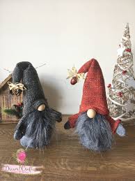 2 Scandinavian Gnomes Fall Decoration Holiday Tomte Nisse Etsy Scandinavian Gnomes Nordic Gnomes Gnomes