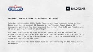Free fire lets players create guilds or clans, and by being part of a guild, users can play with friends and also participate in guild tournaments. Guild Esports Disqualified From Valorant First Strike After Using Boost Against G2 Ginx Esports Tv