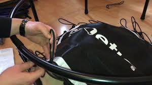 How do you put a trampoline together? How To Assemble A Trampoline Kinetic Sports Rebounder Assembling Instruction Diy Youtube