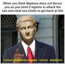Caligula At His Finest Historymemes In 2021 Nerd Memes History Humor History Memes
