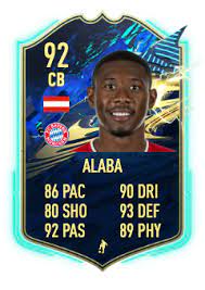 This is his non rare gold card. Fifa 21 Alaba 92 Tots Item Analysis Price Formations Chemistry Styles More