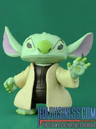He takes the caricature of a jester to a whole new annoying level. Stitch Series 2 Stitch As Yoda Disney Star Wars Characters