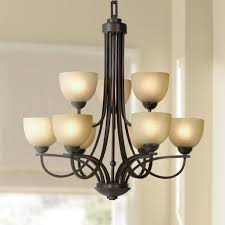 Bronze chandelier crystals chandeliers small vintage chandelier 1 light antique chandelier light fixtures for bathroom living room dining room kitchen island. Franklin Iron Works Italian Bronze Chandelier 28 1 4 Wide Modern Antique Amber Glass 9 Light Fixture Dining Room House Bedroom Walmart Com Walmart Com