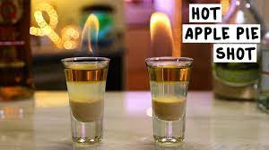 151 proof apple pie shots1 1/2 cup of sugar1/2 gallon of apple cider1/2 gallon of apple juice1/2 bottle of everclear 151 proof grain. Hot Apple Pie Shots Youtube