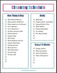 Cleaning Schedule Cleaning Schedule Cleaning Cleaning Master