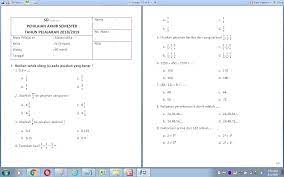 Soal Uts Matematika Kelas 4 Semester 1 Kurikulum 2013 Antapedia Com