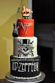 Agenciya Zvezden Praznik Svatbenata Tema Rok Svatba Rock Cake Music Cakes Cake