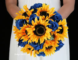 Maybe you would like to learn more about one of these? Sunflower Bouquet With Blue Roses Novocom Top