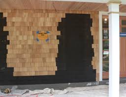 For cedar, it's best just to use a stainless steel nail or staple, simply because the manufacturers that mill cedar recommend it. Paint On Cedar Siding Peeling Contractor Talk Professional Construction And Remodeling Forum