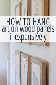 How To Mount Prints On Wood Panels Affordably Diy Home Decor Easy Creative Home Decor Cheap Wall Decor