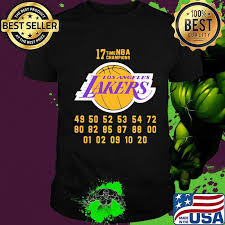 Visit espn to view the los angeles lakers team schedule for the current and previous seasons. Los Angeles Lakers 17 Time Nba Champions Shirt Hoodie Sweater Long Sleeve And Tank Top