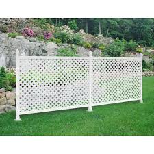 Snapfence 2 Ft 7 5 In X 4 Ft W White Modular Vinyl Lattice Fence Panel 4 Pack Vflp 1 The Home Depot Lattice Fence Panels Lattice Fence White Vinyl Fence