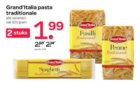 Grand Italia Pasta Traditionale 2 Stuks 1 99 Aanbieding Bij Spar