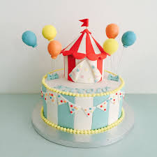 Torte Decorate Muffinworld Circus Birthday Cake Carnival Cakes Birthday Party Cake