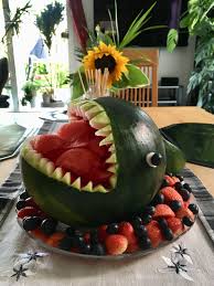 Melonenhai Melonen Hai Wassermelone Einfach Kostlich