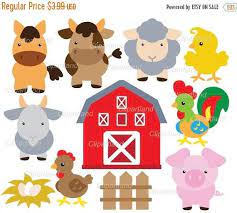 On Sale Instant Download Farm Animals Clip Art Cf 31 Etsy Farm Animals Farm Animal Crafts Pets Preschool Theme