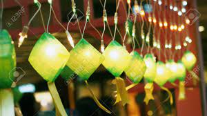 Hari raya puasa is the day for celebration after the end of ramadan. Decoration Lightings Hari Raya Ketupat Stock Photo Picture And Royalty Free Image Image 80992670