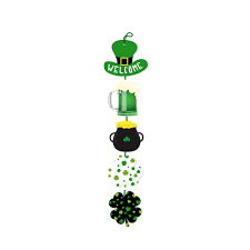 Find ideas for themed party food, decorations, costumes, invitations, music, and more right here! St Patrick S Day Decoration Felt Clover Fiesta Party Decorations Wreath Banner Irish Theme Party Celebration Party Decoration Buy At The Price Of 2 13 In Aliexpress Com Imall Com