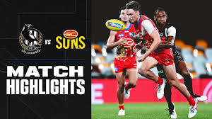 Team logo for gold coast suns. Collingwood V Gold Coast Highlights Round 17 2020 Afl Youtube