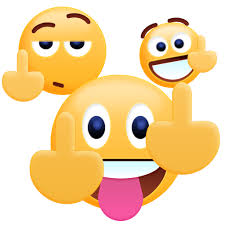 Image result for middle finger emoji