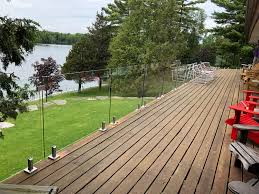 5/8″ or 1 1/2″ wide pickets. Everything You Need To Know About Frameless Glass Deck Railing