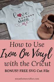 Heat press on low temperature for best results. How To Use Iron On Vinyl With The Cricut Stay At Home Crafter