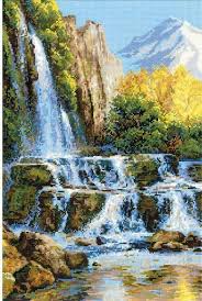 The example was made up in. Handwerken Country Church At Sunset Landscapes Counted Cross Stitch Pattern Luxclusif Com