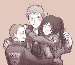 Fan art of connie and sasha for fans of attack on titan pairings 37067212. Sasha Connie And Jean I Ship Connie And Sasha But She Seems To Like Jean In This Pic 3 Attack On Titan Fanart Attack On Titan Anime Attack On Titan Art