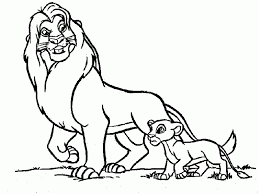 Lion king coloring pages are images of cute animals, lion is king among them, he leads the journeys to the african savanna, where a future king is born. Coloring Pages He Lion King 72 Cartoons The Lion King Free Coloring Library