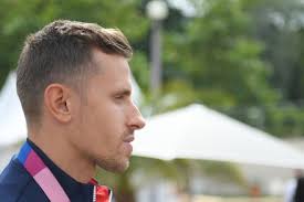 French Athletes Nicolas Touzaint Christopher Six Haber Amaçlı Stok  Fotoğrafı