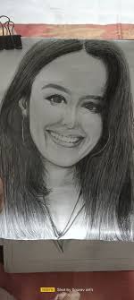 Realistic Pencil Drawing of Water by Artist Olga Larionova