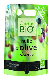 Jardin Bio Conditionne L Huile D Olive En Sachet Souple Les Produits Lineaires