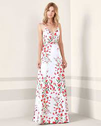 Potrai scegliere tra abiti lunghi ed eterei, con drappeggi. Abiti Da Cerimonia Floreali Off 54